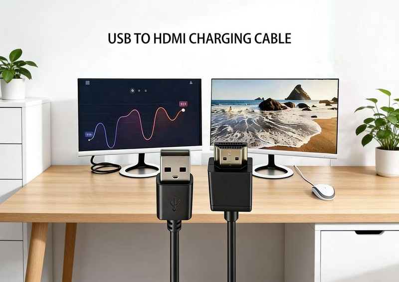 USB to HDMI Charger Cable USB to HDMI Adapter Cable with HDTV, Monitor or Pro... gallery