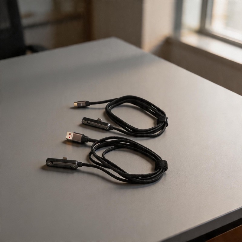 Fast Charge 240W Cable with Phone Holder Integrated 15m for Mobile Devices gallery