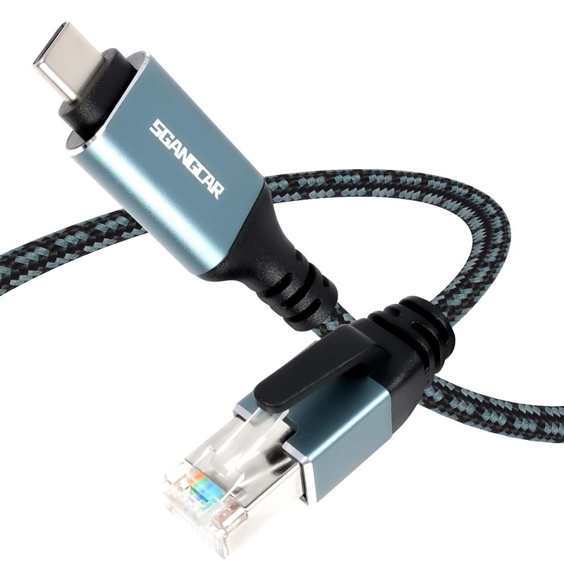 USB C to Ethernet Cable,15 Feet Type C to Gigabit Ethernet Cable,USB C to RJ4…