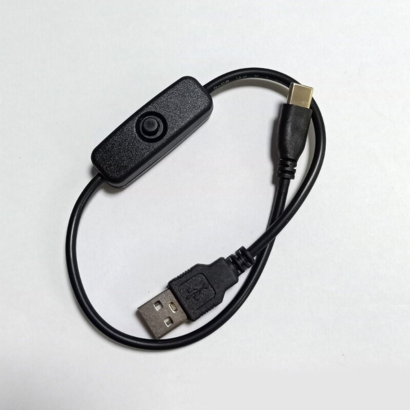30cm Long USB to Type C Power Cable Extension Wire for LED Light Desktop Fan Toy gallery