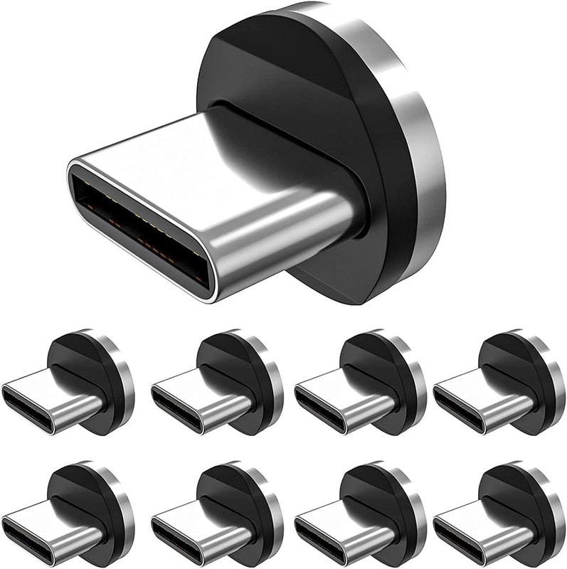 Magnetic USB C Connector Tips, 9 Pack, Dust Plug Adapter, Type C gallery