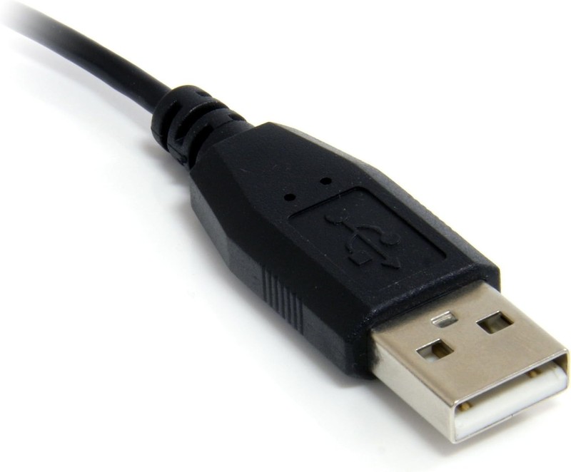 6 ft. 1.8 m Right Angle Micro USB Cable - USB 2.0 A to Right Angle Micro B - ... gallery