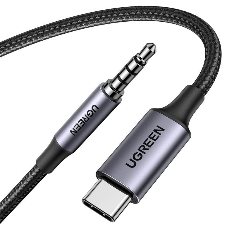 UGREEN Aux to USB C, Aux Cord for Car Type C to 3.5mm Audio Jack Cable 3.3FT TRR gallery