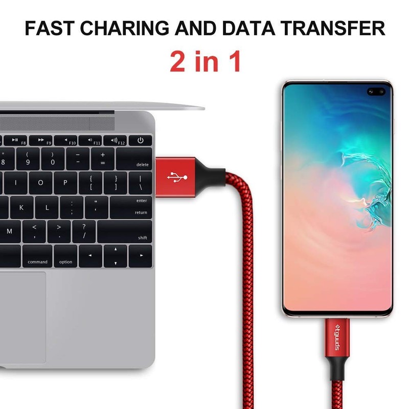 Long USB Cable [12ft, 2-Pack], Fast Charging USB A to Charger Cable Braided f... gallery