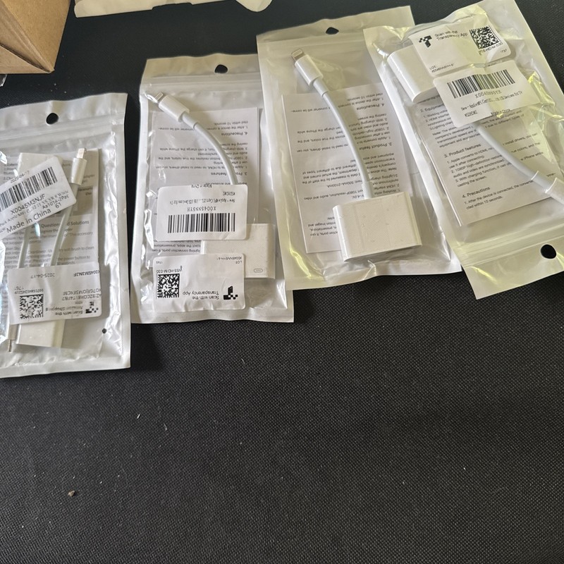 Lot Of 5 Different iPhone Cords gallery