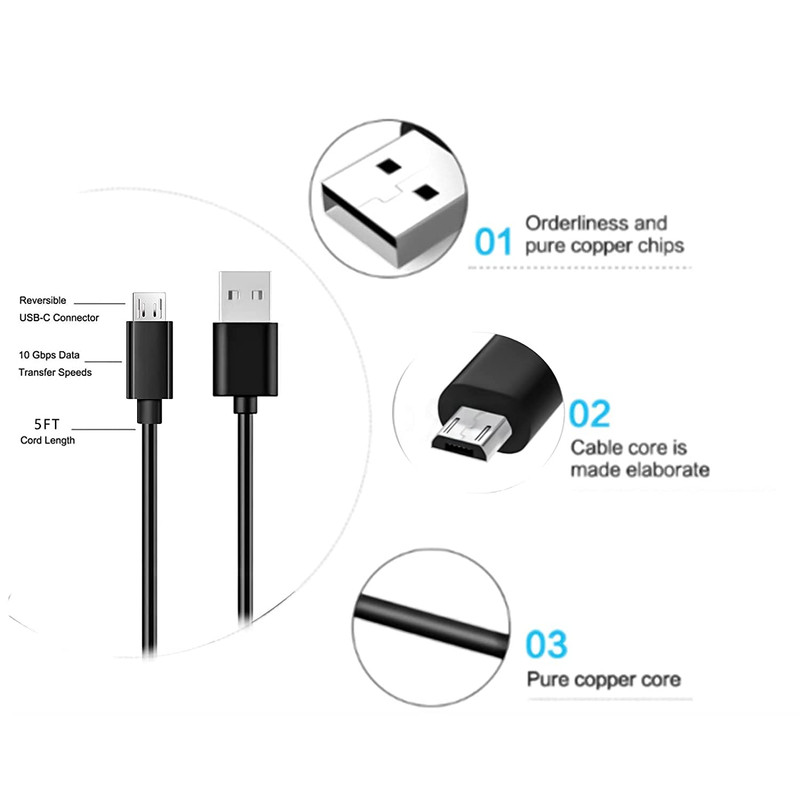 Replacement Charger Charging Power Cable Cord Compatible for Bushnell Wingman GP gallery