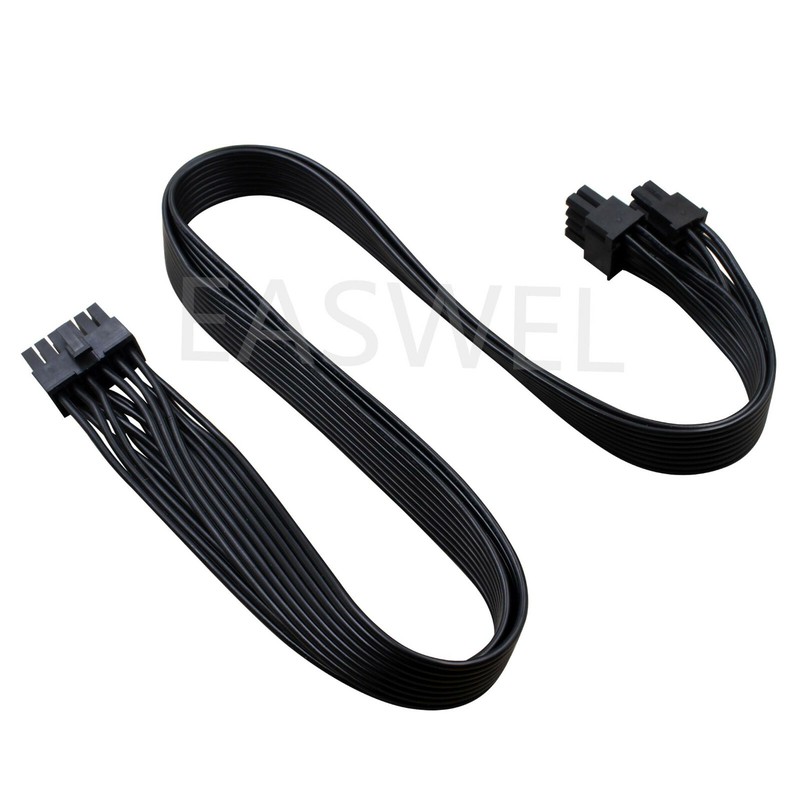 12 Pin to Dual 8 Pin PCIE Power Supply Cable Cord for Seasonic X P series PSU gallery