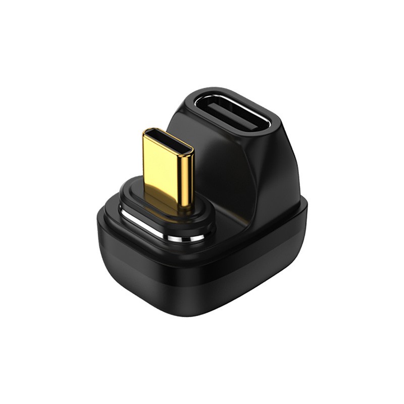 Male Suction Straight Adapter TYPE-C Female to Type-C Male Mid Bend Adapter New gallery