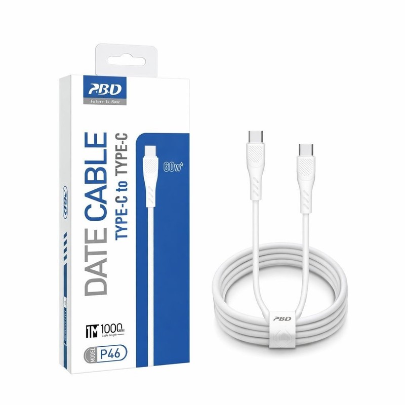 C to C PD Cable Fast Charging PD 60W Type C Charger Cord and Data Transfer