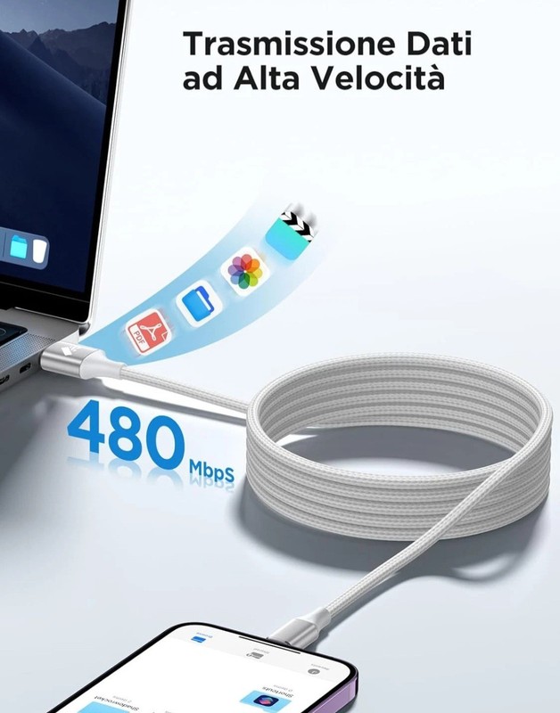 USB Fast Charging Data Cable for iPhone Sync iPad 100cm #3500 gallery