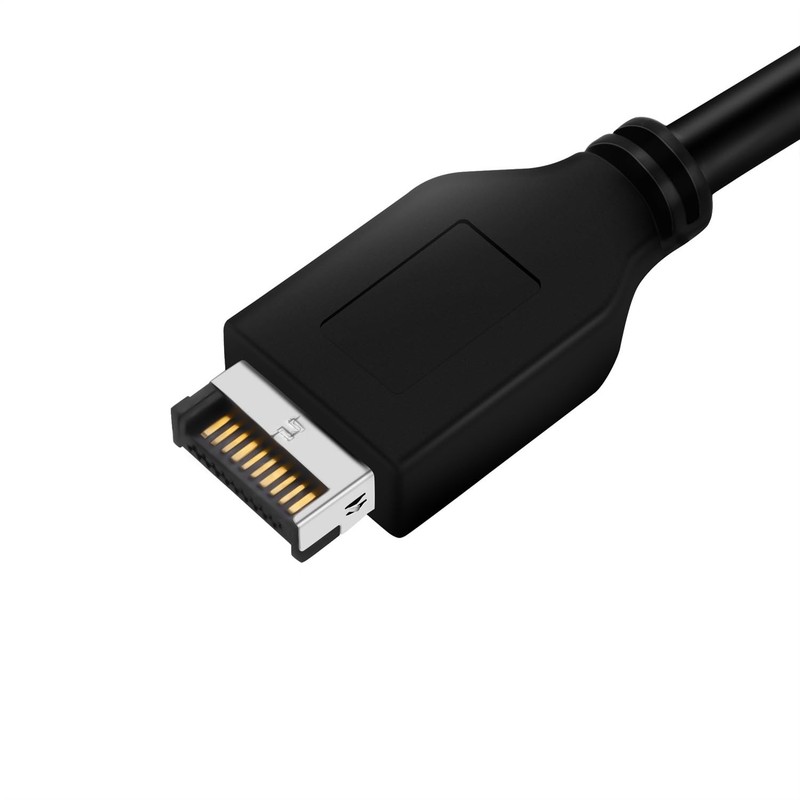 USB 3.0 19/20Pin Male to USB 3.1 Type-E Header Male Extension Cable Adapter f... gallery