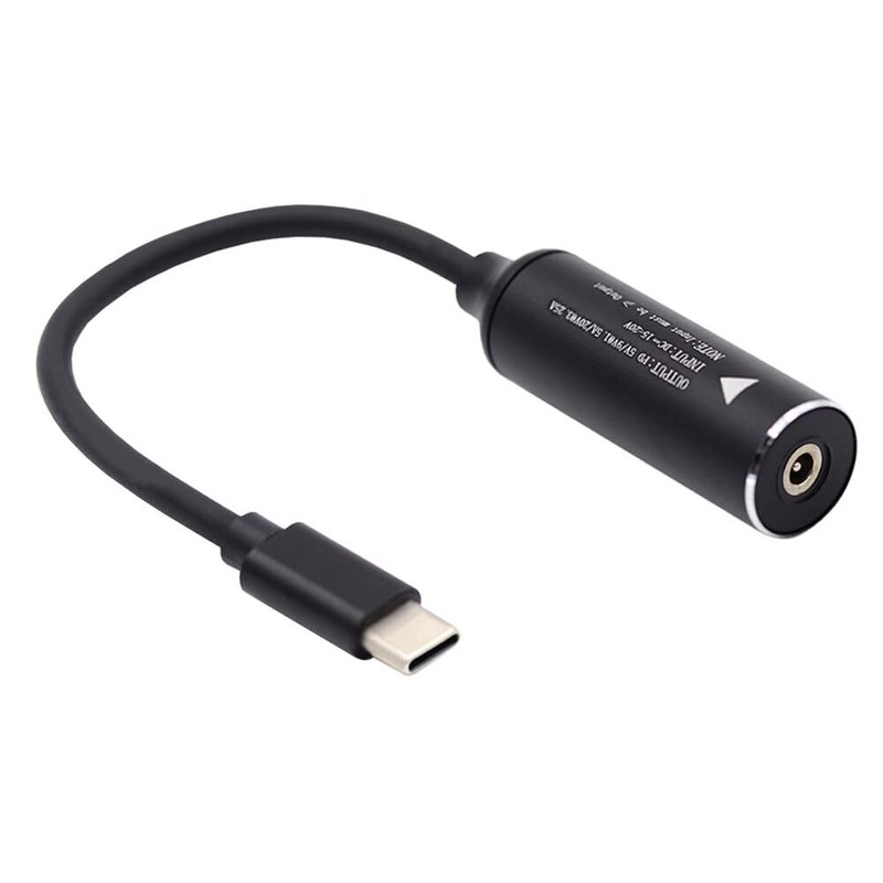 USB-C -C to DC Jack 4.8×1.7mm Input Power Cable Plug Charge Cord for Laptop P…