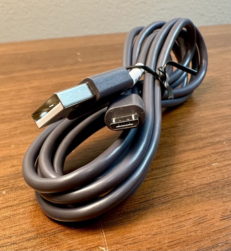 Five foot (5′) Grey (Gray) USB Type A to Micro Cable