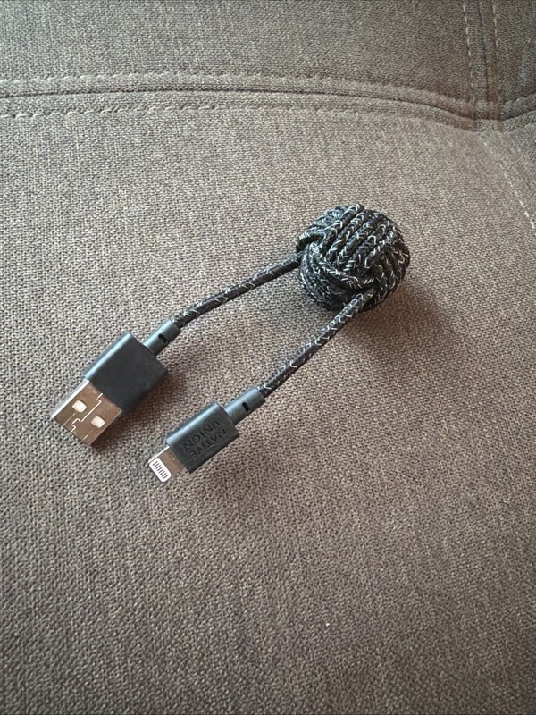 Native Union Night Cable USB To 8-Pin Cable, Short 6 Inches