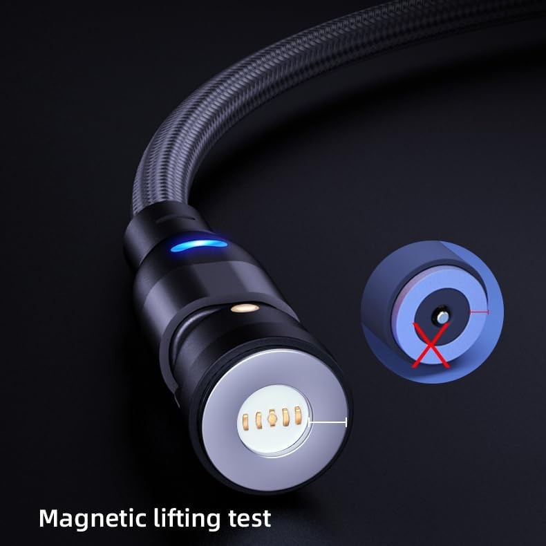 6 Pack Magnetic Connector Tips 5 Pin Magnetic Type C Adapter for Magnetic Chargi gallery
