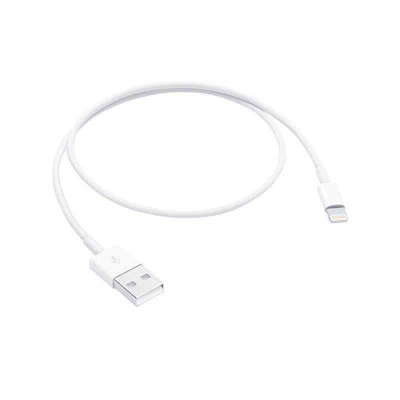 USB-A White Charging Cable Compatible Apple iPhone (3FT, 1M)