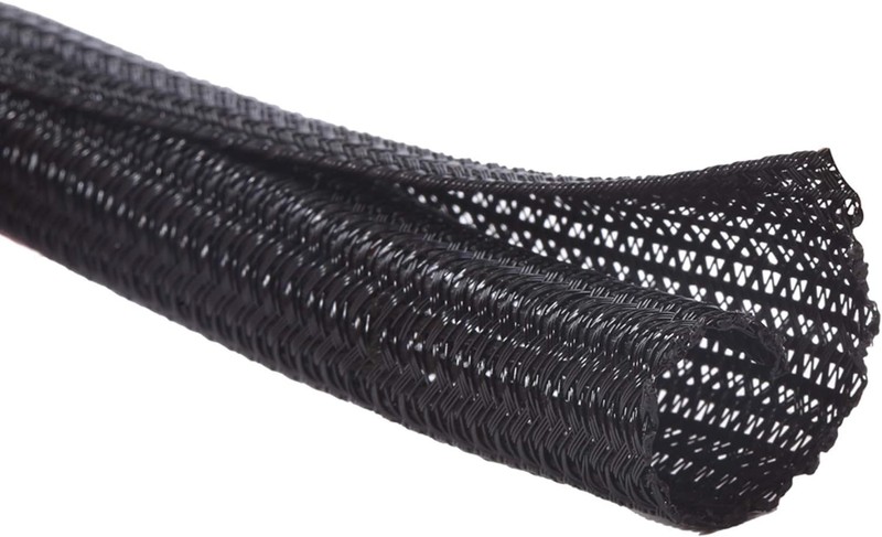Durable 10ft Split Sleeving for USB & Audio Cables - Chew-Proof Black Tubing gallery
