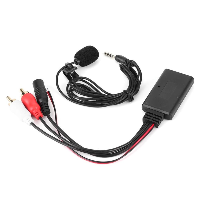 Car Radio Bluetooth AUX Module 2 Cable Adapter Easy Microphone Hardware gallery