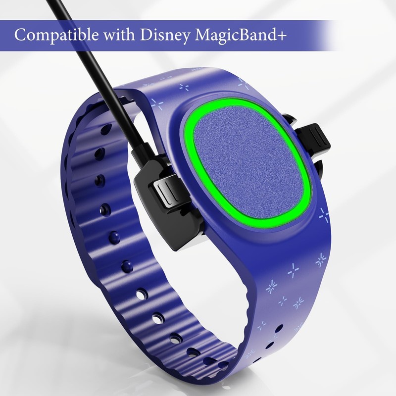 Kuaguozhe 2 Pack Compatible with Disney-Magic Band Plus Charger, 3.3ft Replac... gallery