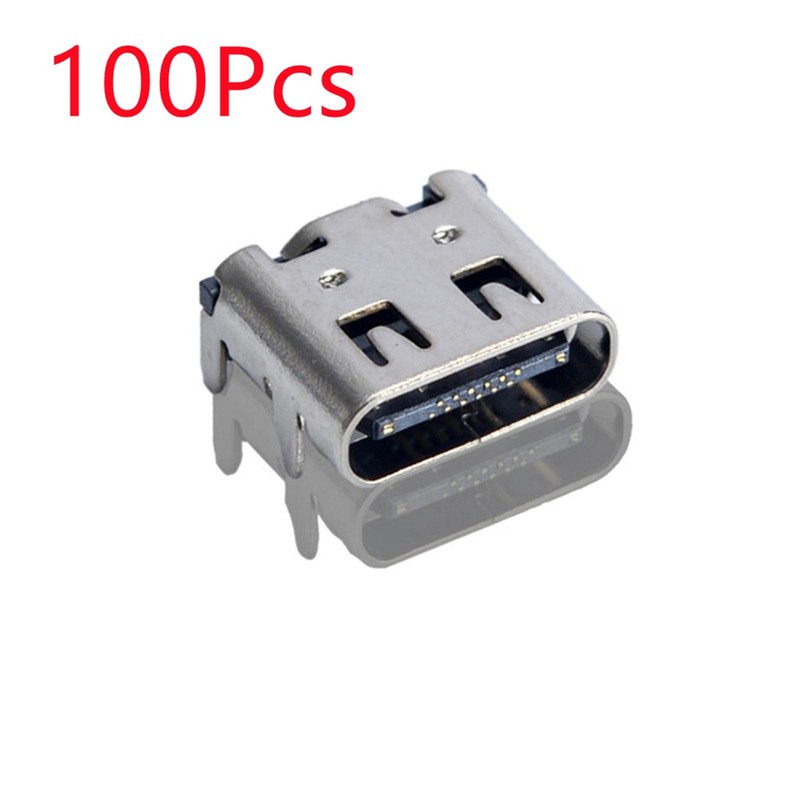 100 USB Type-C 16Pin Female Connector Mobile Cellphone Charging Port Interface F
