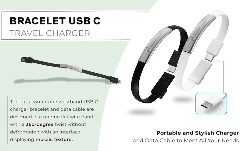 USB-C Bracelet Charger for iPhone/Galaxy–2-Pack-Ships free, No Fees ✅ gallery