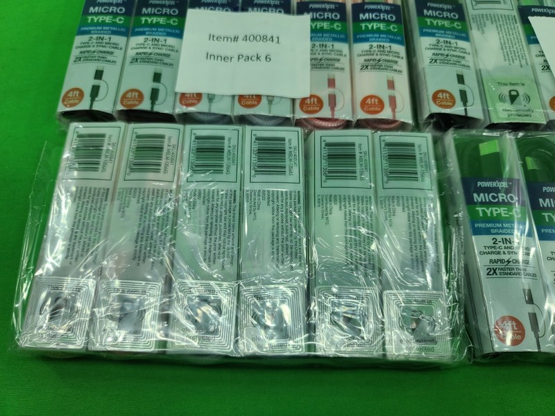 Lot of 60 PowerXcel Type C & Micro 2 in 1 (4FT Cable Charge & Sync ) gallery