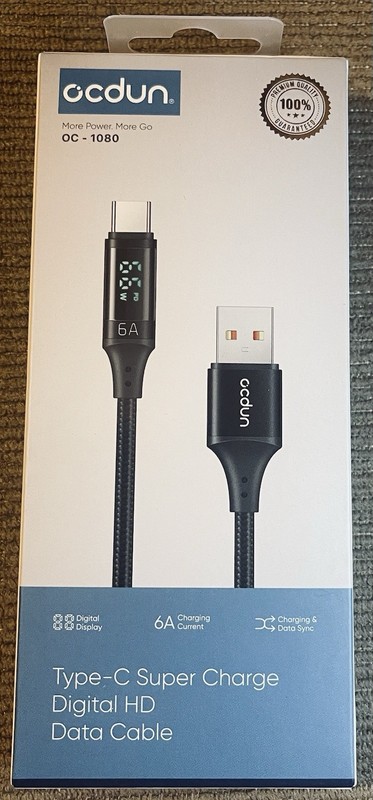 Type-C Super Charge Digital HD Data Cable – New Sealed Box