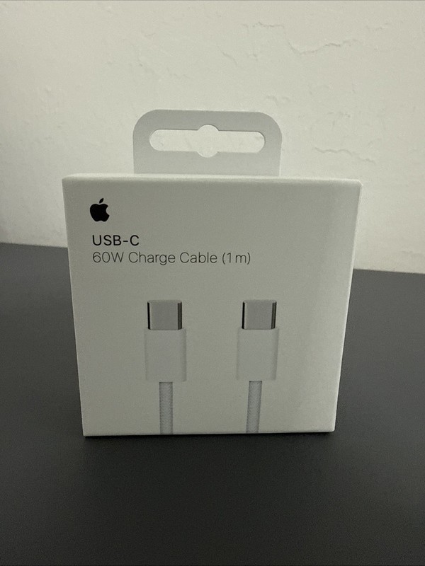 Apple 60W USB-C Woven Charge Cable 1m A2795 MW493AM/A Genuine OEM New