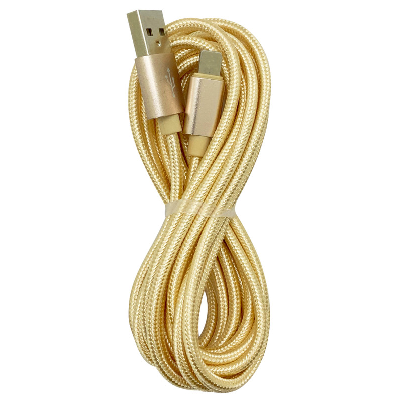 Nylon Duty Braided Long USB Fast Charger Cable 10FT For iPhone 7 8 11 12 13 iPad