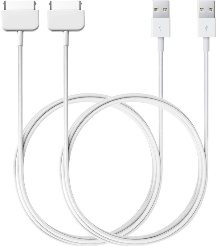 Azosowo 2-Pack 3.3ft/1m 30 Pin USB Charger Cable 30 - White gallery