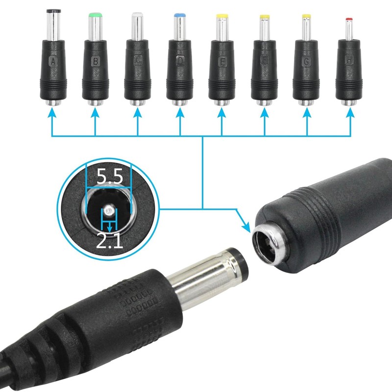 PD 100W USB C to DC Power Cord 3FT, USB Type C Male to DC 5.5mm x 2.5mm Male ... gallery