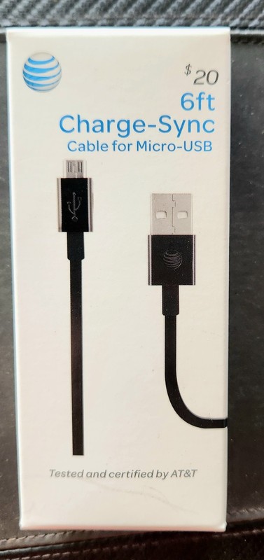 6 Feet Charge & Sync Cable For Micro USB Type A *Free Shipping*