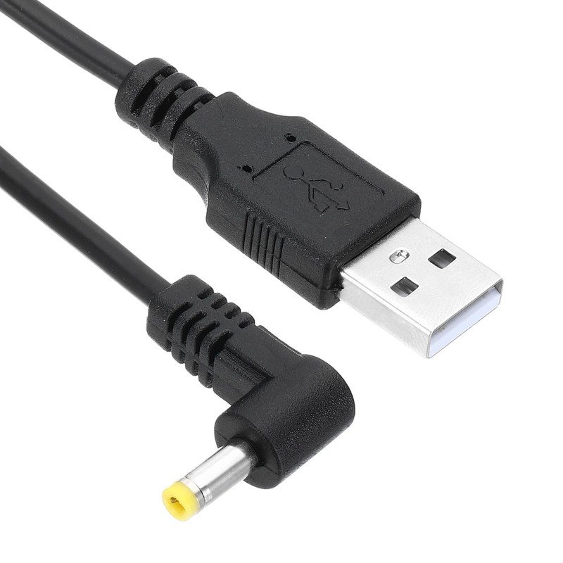 3 PCS 3Ft USB 2.0 A to DC 4.0x1.7mm 90 Degree Angle Barrel Jack Power Cable gallery
