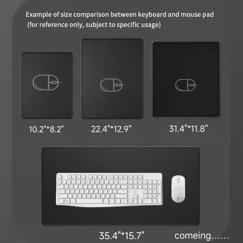 3 Pack Mouse Pad, Ultra-Smooth Gaming Mousepad,with Non-Slip Rubber Base Wash... gallery