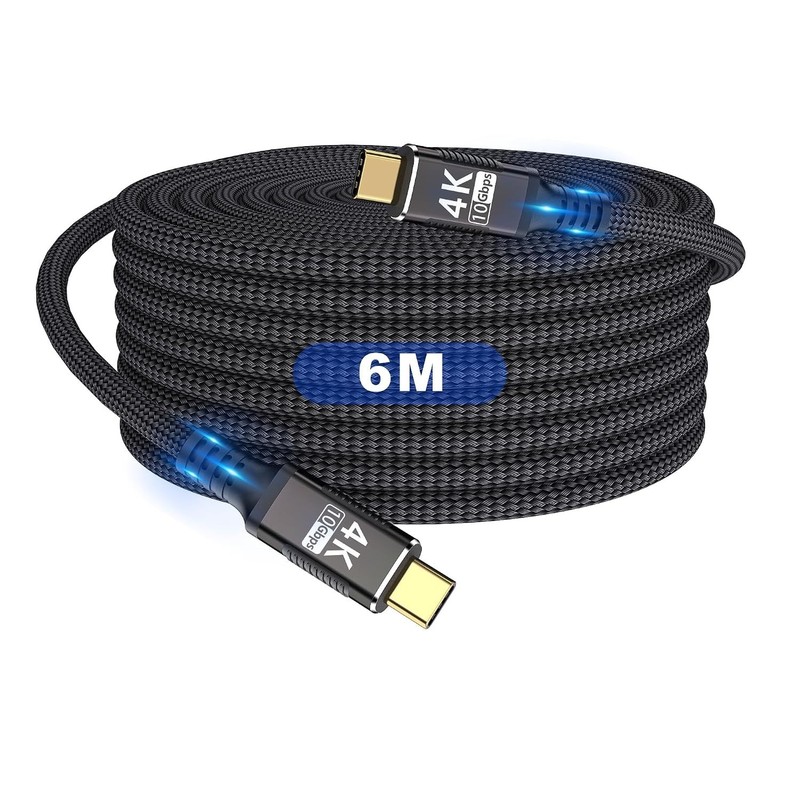 Durable Nylon-Braided USB-C Cable | 10Gbps Data Transfer gallery