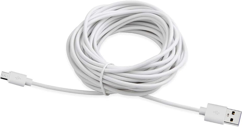 4-Pack 25Ft Security Camera Micro USB Extension Cable Compatible for Wyze New gallery