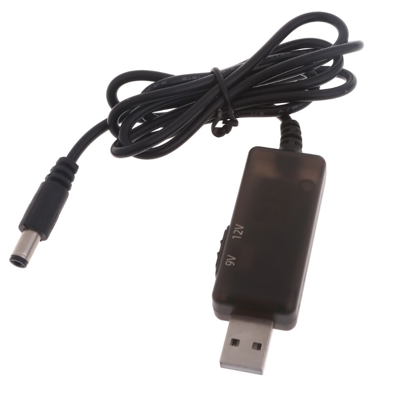 USB Voltages Regulator Cable Cord 5v-9v/12v Converter Wire for Low-Power Devices