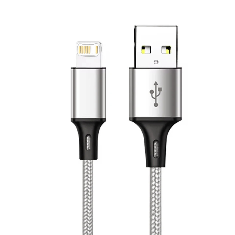 USB Cable for Iphone 5 6 7 8 plus X XS XR 11 12 13 14 Pro Max SE 1M 2M Long 0.25 gallery