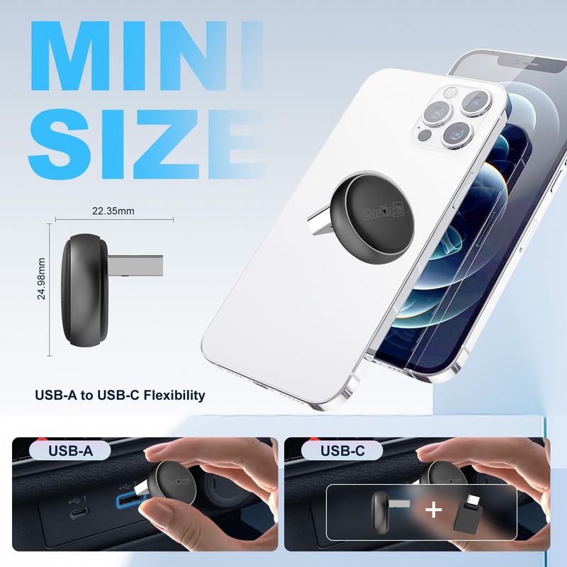 Mini Ultra 3 Wireless CarPlay & Android Auto Adapter, Convert Factory Wired t... gallery