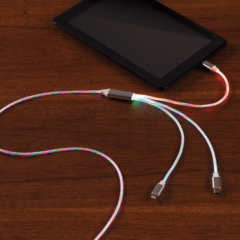 3-In-1 Color-Changing USB Charging Cable gallery