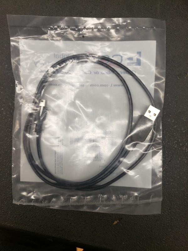 NEW – OPEN BOX, L-COM, CSMUAMB5-1M, COMPUTER CABLE, USB, BLACK