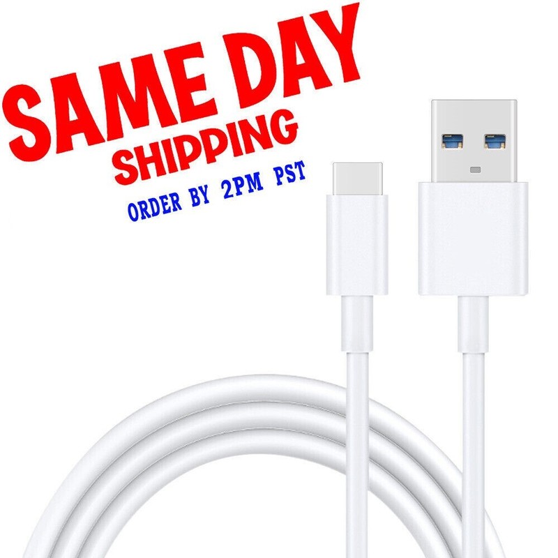 9 Feet/3M Type-C USB-C Reversible Charging Cable for MetroPCS ZTE Zmax Pro Z981