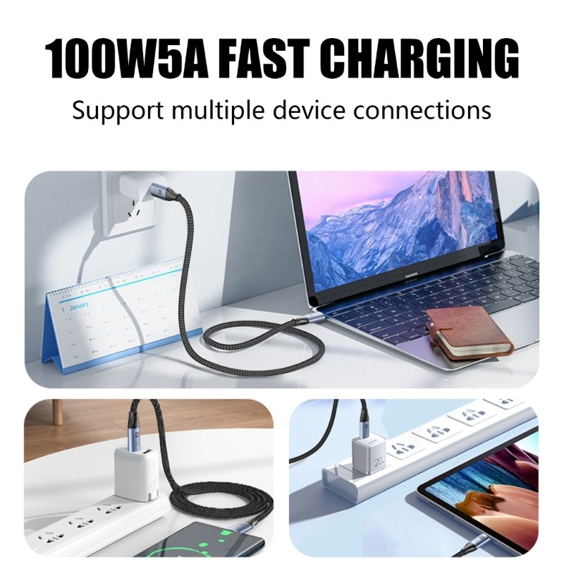 USB C to USB C 3.2 Gen 2 Full Function Cable Fast Charging Data Cord for Phones gallery