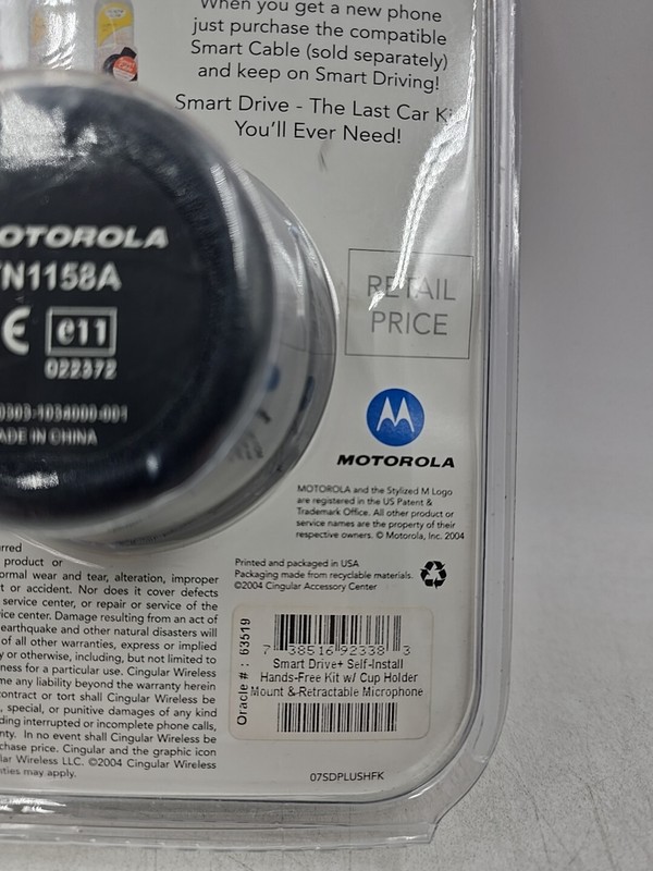 2004 Cingular Smart Drive+ Car Kit Motorola LG Nokia and Other Phones New Black gallery