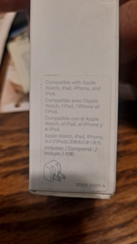 Apple 12w Power Adapter Model A2167 gallery