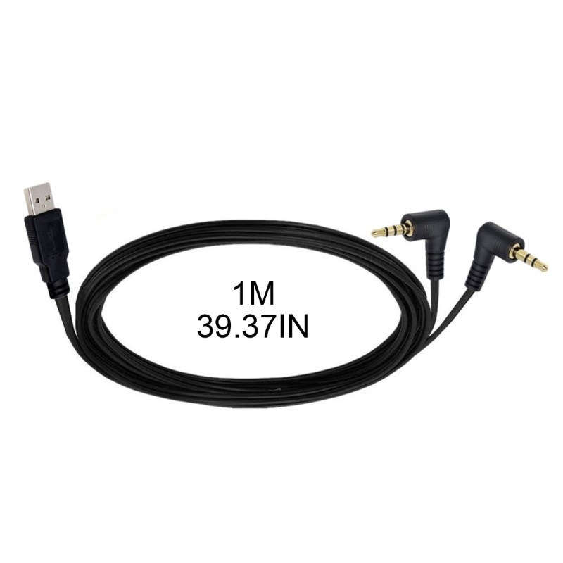 3.5mm o USB 2.0 Male Cable Headphone to USB Cord for Any 3.5mm Device gallery