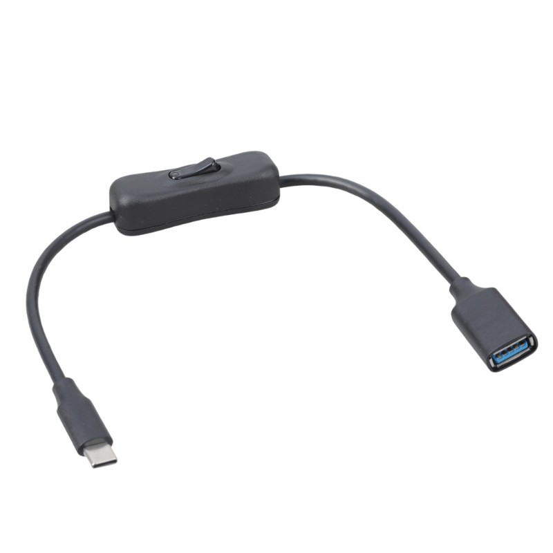 USB C OTG Adapter Reversible Connectors Cable With Switches For Mouse Keyboards gallery