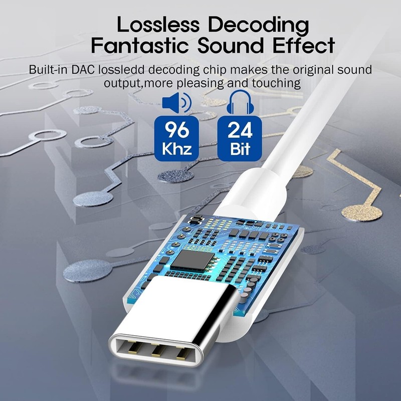 USB-C Type C Adapter Port to 3.5MM Aux Audio Jack Earphone Headphone Cable USB gallery
