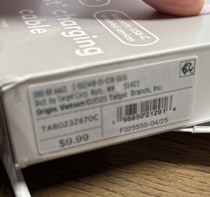 Heyday 3 FT Fast Charging Cable USB-C To USB-C Pink NIB New Phone Accessories gallery