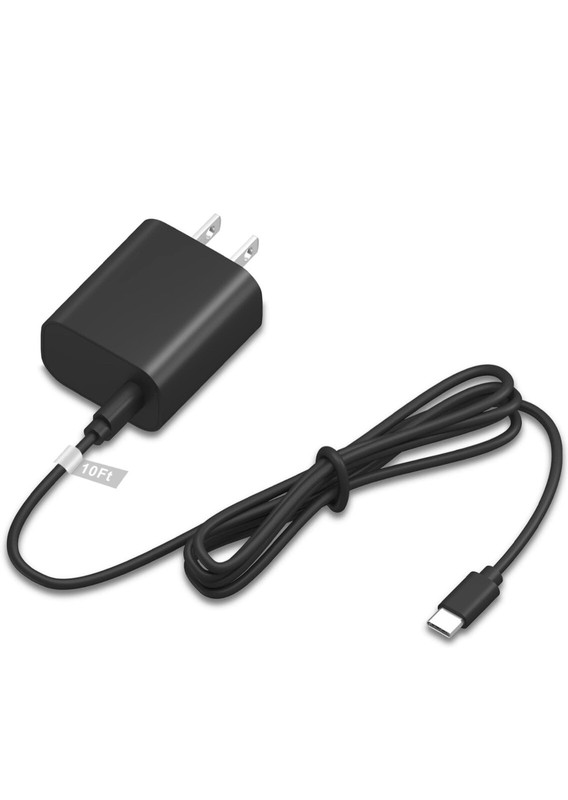 10Ft 15W USB-C -C Fast Charger with 10Ft Extra Long Cable for Charging New